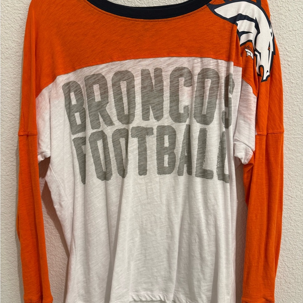 NFL Team Denver Broncos Apparel Women's Orange Shirt